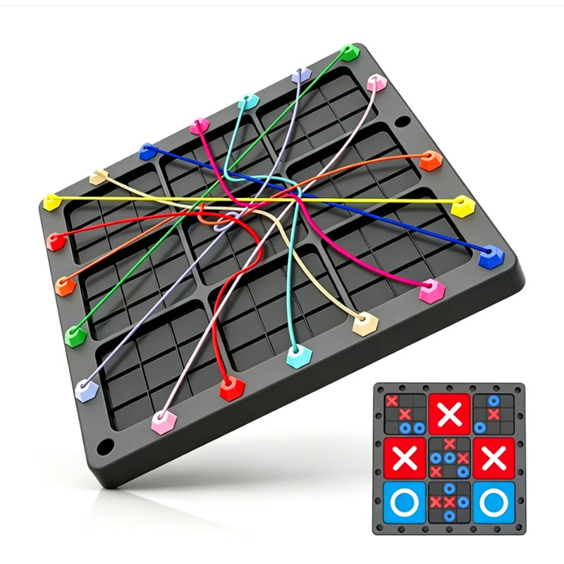 Board Game Family - NIEUW 2-in-1 Tic Tac Toe Bordspellen