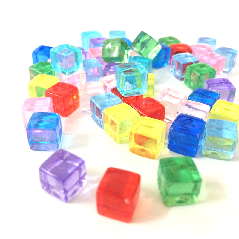 Board Game Sequence - 50 Stks/set 13 Kleuren 8Mm Transparante