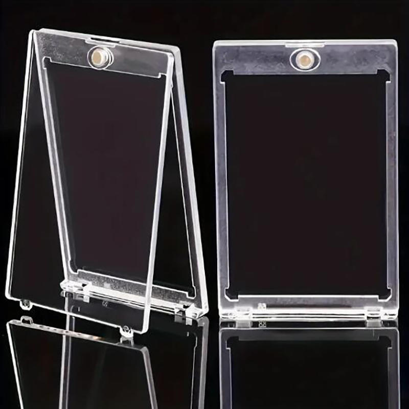 Card Sleeves Protector - Transparante kaartenhouder voor ruilkaartondersteuning Acryl driehoekige
