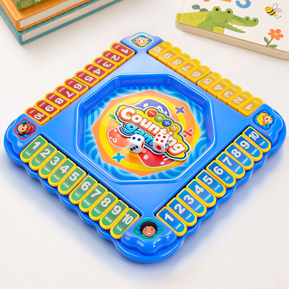 Board Game Family - Flip-nummerbordspel, multiplayer, interactief puzzelspel voor ouders