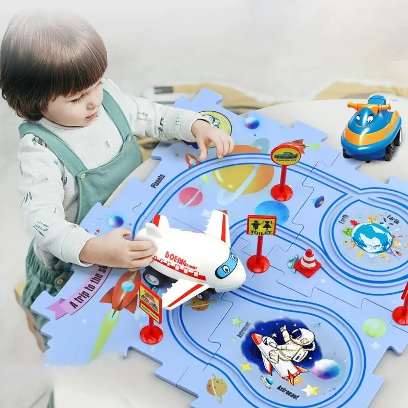 Educatieve Puzzel Kinderen Tra - Board Game Race Track recensie en prijs