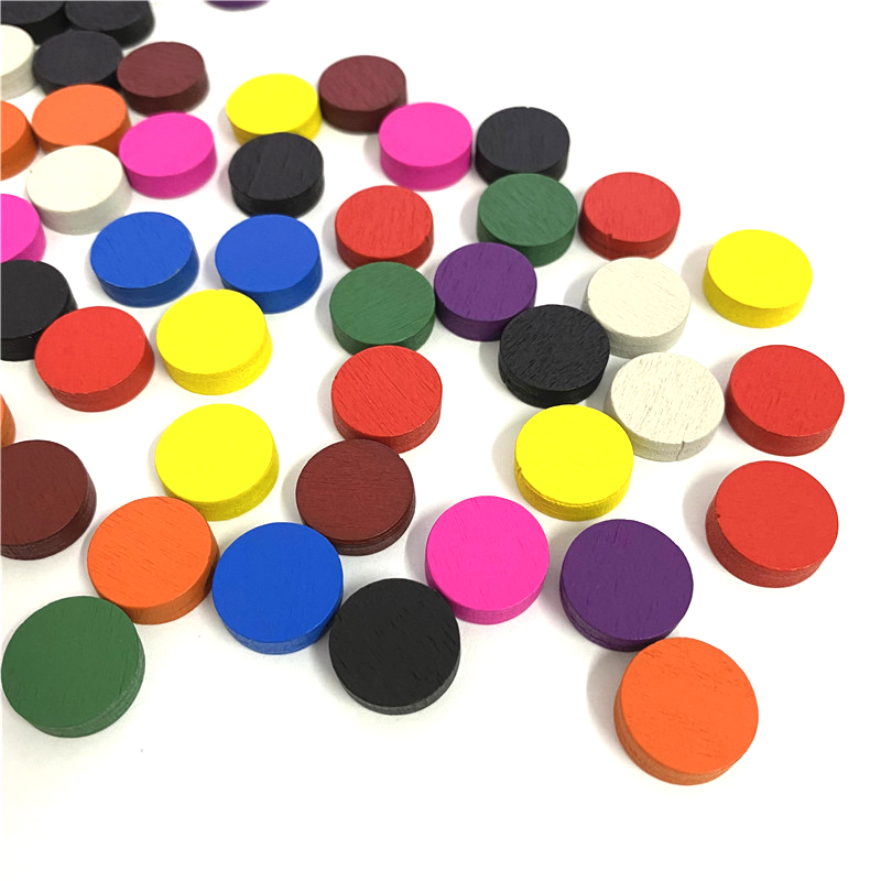 100 stuks Diameter 15*5 MM Hou - Board Game Sequence recensie en prijs