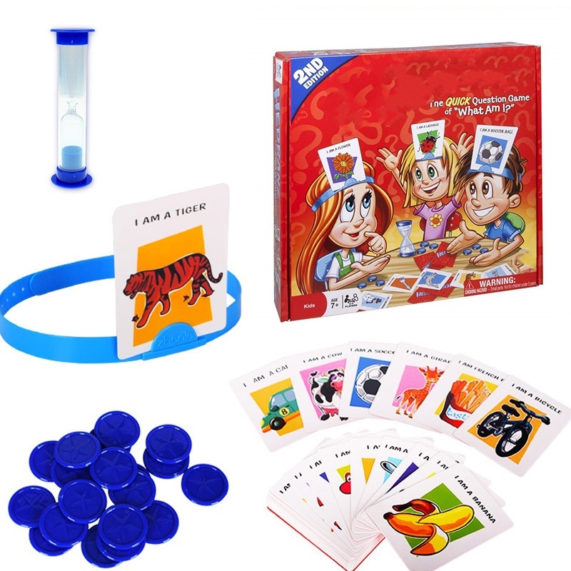 Grappige kaarten voor kinderen - Board Game Who Is It recensie en prijs