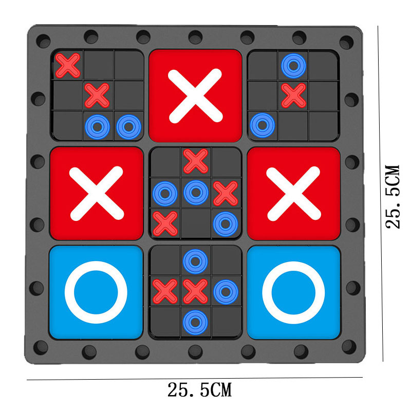 NIEUW 2-in-1 Tic Tac Toe Bords - Board Game Family recensie en prijs