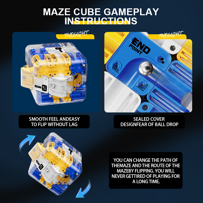 3D Maze Ball Cube Puzzle Speel - Board Game Race Track recensie en prijs