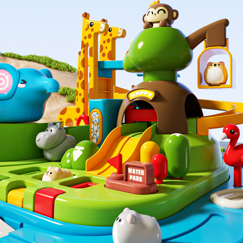 Racing Rail Auto Dierentuin Av - Board Game Race Track recensie en prijs
