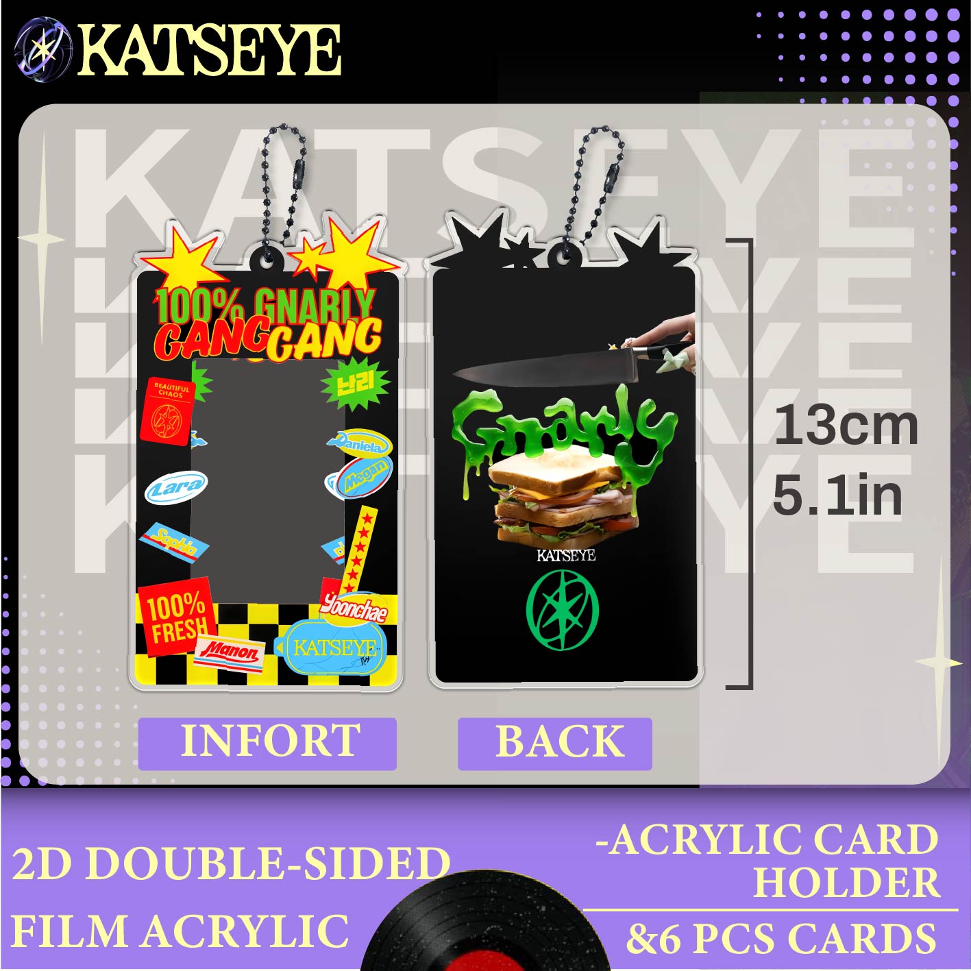 KATSEYE Set, Acryl Fotokaartho - Card Sleeves Protector recensie en prijs