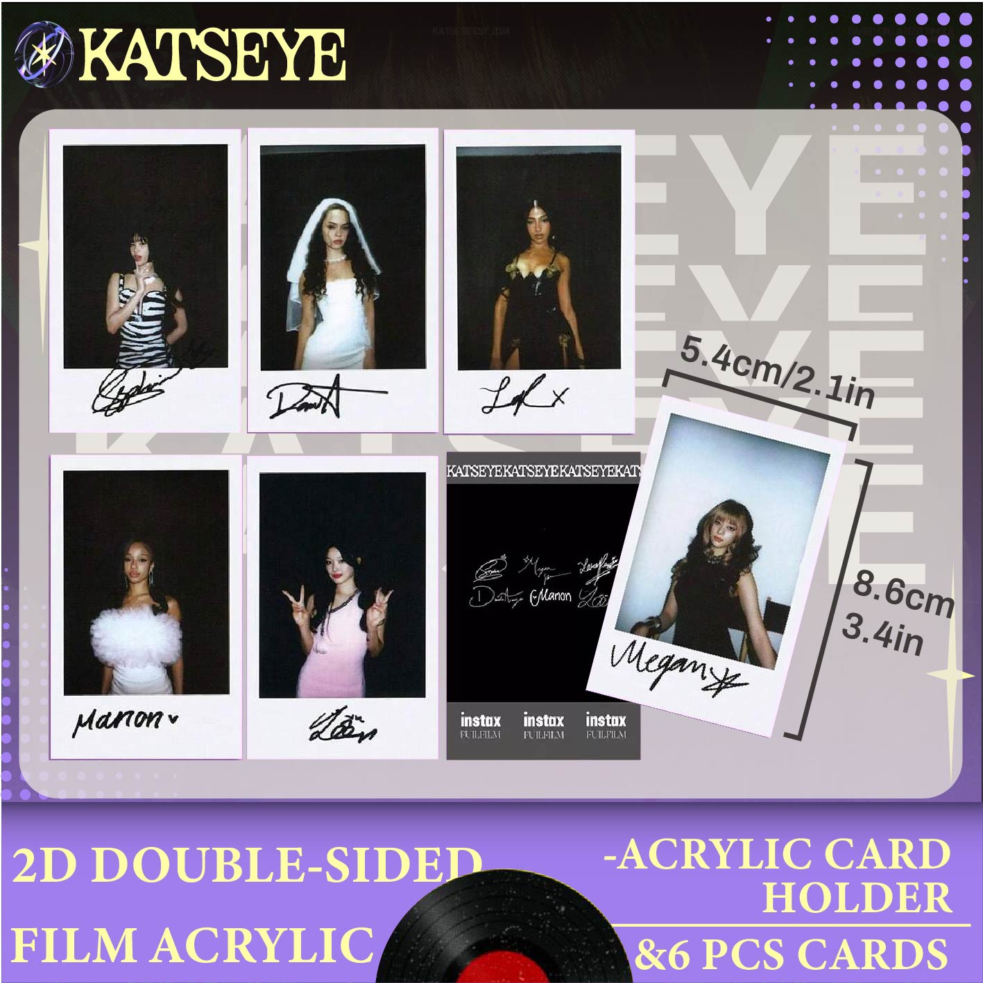 KATSEYE Set, Acryl Fotokaartho - Card Sleeves Protector recensie en prijs