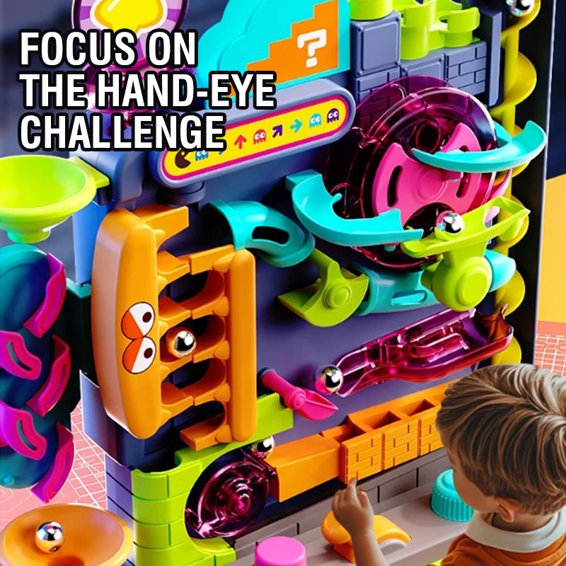 Puzzel Bal Track Race Run Bouw - Board Game Race Track recensie en prijs
