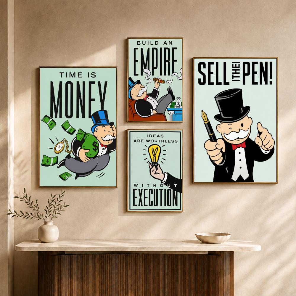 Game Monopoly Bordspel Poster  - Board Game Cafe recensie en prijs