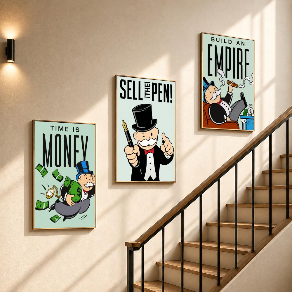Game Monopoly Bordspel Poster  - Board Game Cafe recensie en prijs